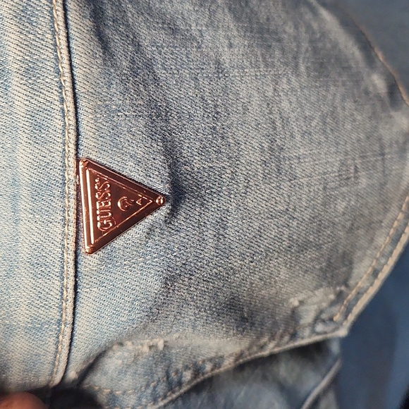 EUC Guess distressed bib overalls! - Picture 4 of 8